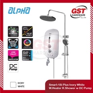Alpha Water Heater Shower with Pump Smart-18i with Rain Shower Instant Water Heater Alpha 熱水器