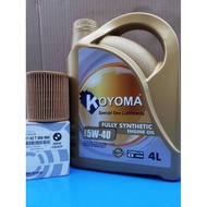 BMW E46,E90 OIL FILTER 11427508969+ KOYOMA 5W40 FULLY SYNTHETIC ENGINE OIL