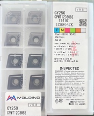 เม็ดมีด Inserts C09 เม็ดหน้าเดียว มุม 08 CPMT120308Z CY250