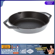 [sgstock] Lodge L8SKL Seasoned Cast Iron Dual Handle Pan, 10.25''
