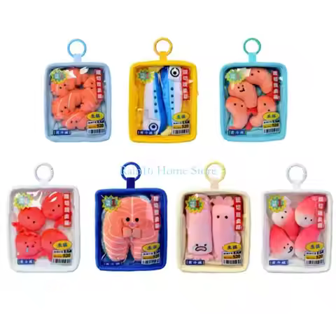 02DB Handmade Ocean Theme Plush Ornament 7 Styles Lightweight PP Cotton Stuffing Backpack Charm For 