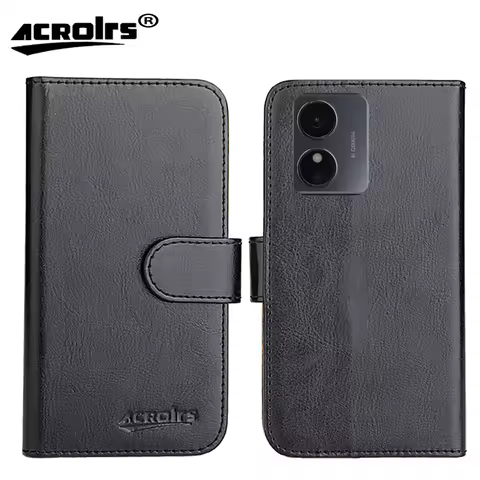 HMD Aura 2 Case 6.52" 6 Colors Flip Luxury Fashion Retro Soft Leather Exclusive Phone Protective Cra