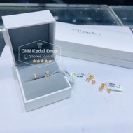 EMAS 375 SUBANG BATU ZIRCON 375GOLD EARRING OFFER
