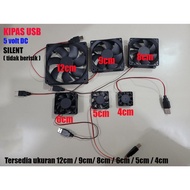 Usb fan 5v dc 12cm 9cm 8cm 6cm 5cm 4cm cooling cooler fan exhaust air 12 9 8 6 5 4 cm laptop router 