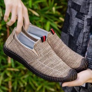 Anti Selip Sepatu Slip On Pria Casual British