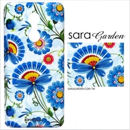 【Sara Garden】客製化 手機殼 SONY XA2 Ultra 保護殼 硬殼 藍眼菊碎花