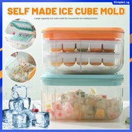 Ice Cube Household Ice Box Large Capacity Ice Cube Mold Refrigerator Quick-frozen Homemade Ice Ball Ice Cube Double Sealed Box