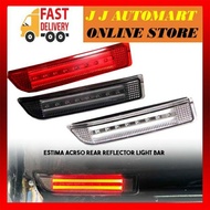 Toyota estima acr50 rear bumper reflector led light bar 2 in 1