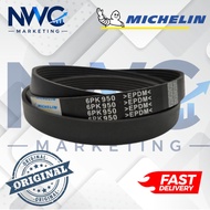 6PK950 MICHELIN Fan Belt Mazda 2 DJ 1.5, Mazda 3 BM/BN 1.5, MX5 ND 2.0 & Honda Accord CG8 1.8