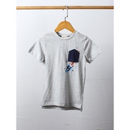 E649-S4 Children's Clothing Size 90-140 European American Children Pure Cotton Short-Sleeved T-Shirt