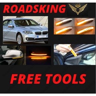 [ 1 PAIR ] BMW F10 5 SERIES Side Mirror Running LED Lamp DRL Signal Day Light