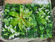 หญ้าแผ่น 40*60 สวนแนวตั้ง ติดข้างฝา ติดผนัง แผ่นหญ้าสำเร็จ หญ้าตีนเป็ด มีหลายแบบให้เลือก