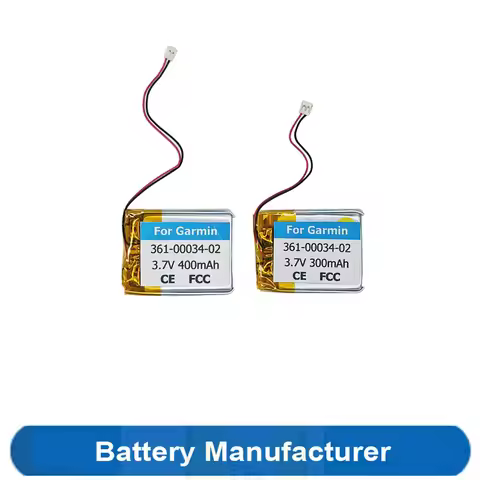 3.7V 300-400mAh 361-00034-02 FLPB342735-P1 Battery For Garmin Fenix 3 HR Game Sport Smart Watch