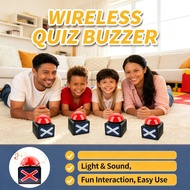 Quiz Show Talent Show Sound Light Buzzer Game Responder Alarm Button With Answer