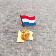 Dutch Country Flag Pin Dutch Flag Pin Dutch Flag Pin - Various Hats Pin Tudung