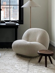 Clouds Sofa Lambswool Lazy Sofa Internet Celebrity Ins Sofa Chair High Density Sponge muzhiyufeng7.s