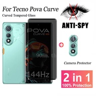 Tecno Pova Curve Tempered Glass for Tecno Pova Curve Tecno Camon 40 30S Pro Spark 20 Pro Plus 5G 4G 