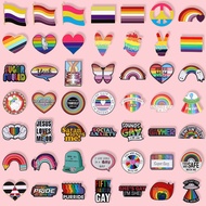 100 Styles LGBT Gay Enamel Brooches Colorful Creative Funny Metal Pin Personalized Rainbow Backpack 