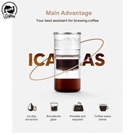 Icafilas Cold Brew Coffee Maker Portable Dripper Coffee Pot 300ml