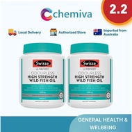 [Fast Shipping l Bundle of 2] Swisse Odourless High Strength Wild Fish Oil 1500mg, 400 Capsules