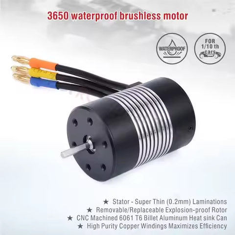 Surpass Hobby 3650 2300KV 3100KV 3500KV 3900KV 4300KV 5200KV 5900KV Waterproof Brushless Motor for 1