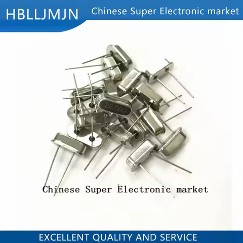 100PCS 20.000MHZ 20MHZ 20M HZ Crystal Oscillator HC-49S 4Mhz 6Mhz 8Mhz 12Mhz 16Mhz 20Mhz 24Mhz 25MHZ