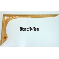 Pembaris L Pembaris Jahitan Bentuk L (Gred A Bahan Kayu)