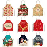 Christmas pattern House cleaning Apron for children kids apron Kitchen apron master apron Women kitc