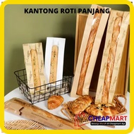 [1-Pcs] Bread Pack French bread bag Baguette food grade multipurpose bread packaging bag paper bread
