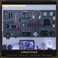 【Sg Stock】Pegboard Organizer Pegboard Pegboard wall Phone Holder & Shelf Accessories Compatible with