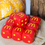 New red dice, McDonald's dice, sieve tray, dice for board games, mahjong scoring dice