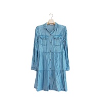 Layered Denim Dress (Size 2484)