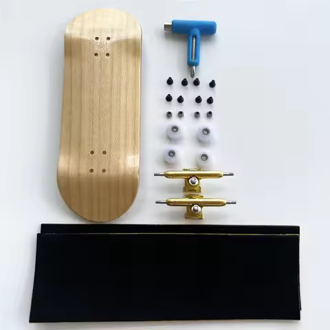 34mm Complete Set Multi Color Canada Maple Wood Fingerboard Wholesale Fingerboard Wheels