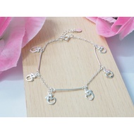 925 Silver Apple Bracelet / Rantai Tangan Apple Perak 925 (K7)