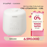 Nồi cơm điện tử áp suất kép Cuckoo 1.08L CRP-UT0610FGG - Lòng nồi phủ men Xwall độc quyền- Bảo hành