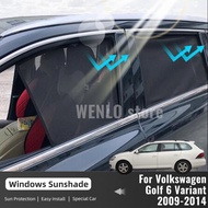 For Volkswagen VW Golf 6 Variant Golf6 2009-2014 Magnetic Car Sunshade Visor Front Rear Windshield C