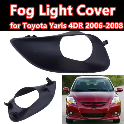 Front Bumper Fog Light Lamp Cover For Toyota Vios/Limo Yaris Sedan 2007-2013 Belta 2006-2012.06 Car 