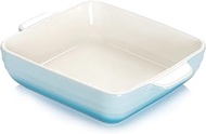 NUTRIUPS 8x8x2.4 inch Square Baking Dish, 50 Oz Ceramic Baking Pan with Handles, Casserole Dish for 