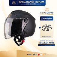 [EXCLUSIVE] Genuine Royal M777K 3/4 Helmet with Goggles, Helmet for Men and Women for Motorcycle Rid