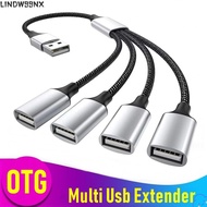 LINDW99NX USB Expander Mobile Phone Data Transfer Converter OTG Adapter