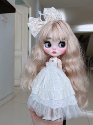 ตุ๊กตาบลายธ์คัสตอม ♥️♥️งานhandmade พร้อมส่ง♥️♥️♥️บลายธ์คัสตอม Blythe custom ตุ๊กตาบลายธ์ ของขวัญ ของ