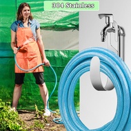 304 Stainless Steel Water Hose Pipe Hook Garden Hose Hanger Hook Heavy Duty Water Pipe Holder