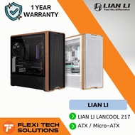 Flexi Tech LIAN LI LANCOOL 217  CASE PC Desktop Casing Black/White