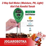 3 in 1 4 in 1 Digital Soil Analyzer Tester Meter Alat Ukur pH Tanah - 3 in 1