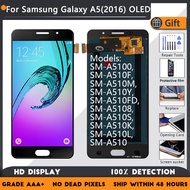 100% Test LCD For Samsung Galaxy A5 2016 Display Screen A510F A510M A510FD A5100 LCD Touch Screen Di