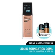 MAYBELLINE Fit Me Matte Liq Foundation SPF 222 True Beige