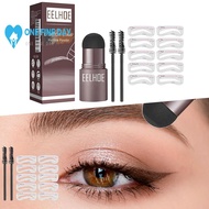 Eyebrow Model Card Eyebrow Stamp Shaping Kit Eyebrow Set Reusable Powder L2b8