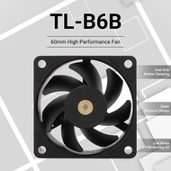 Thermalright 60mm Case Fan with S-FDB V2 Bearing 4pin PWM 3200 RPM TL-B6B/B6W CPU Cooling Fans