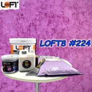 Loft8 เบอร์ 224 สีม่วงอัญมณีอเมทิส 11 kg อุปกรณ์ครบชุด/ Loft8 #224 Amethyst Solution Limited SET 11 KG