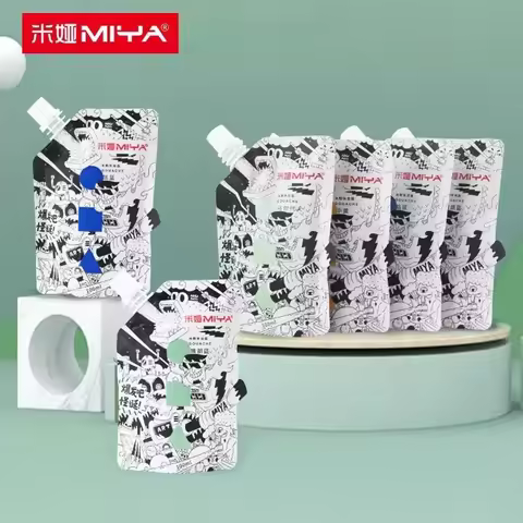 MIYA Gouache Paint 100ml Bagged Multi-Color Refill Pack Gouache Paint for Art Students Gouache Paint